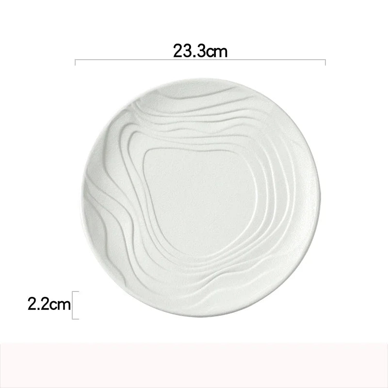 assiette design gastronomique haut de gamme professionnel vaisselle moderne Deleurde