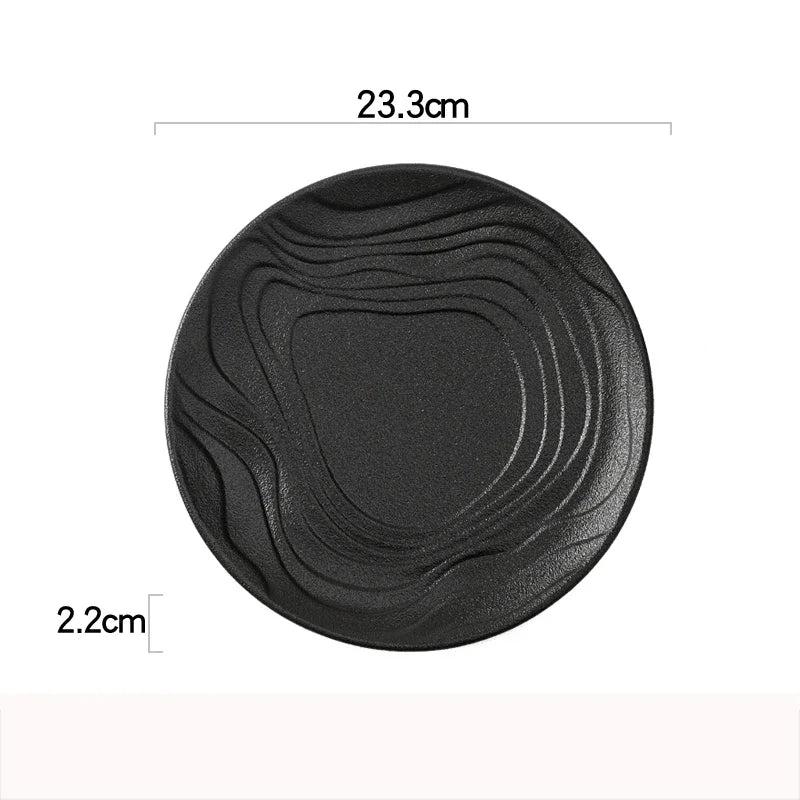 assiette design gastronomique haut de gamme professionnel vaisselle moderne Deleurde