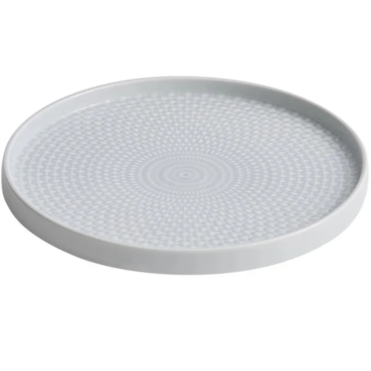 assiette de style design rosace vue