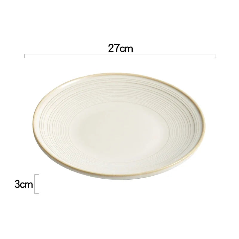 assiette design gastronomique haut de gamme professionnel vaisselle moderne