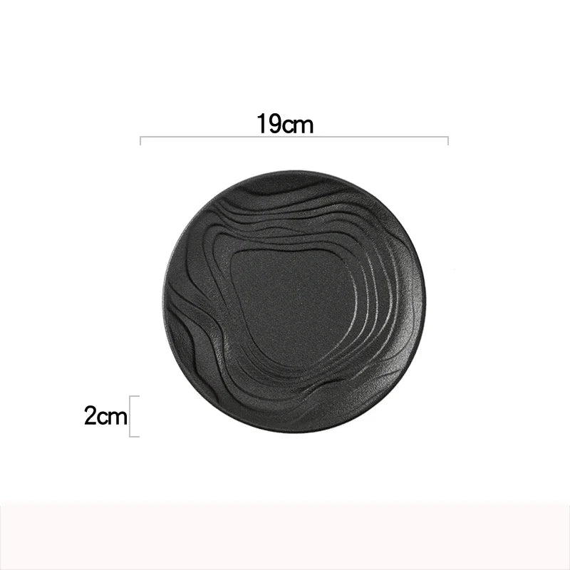 assiette design gastronomique haut de gamme professionnel vaisselle moderne Deleurde