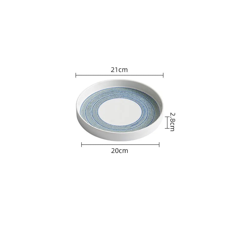 assiette design gastronomique spirale