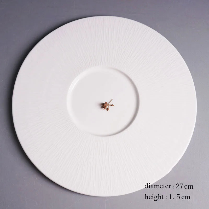 assiette design gastronomique moderne professionnel haut de gamme