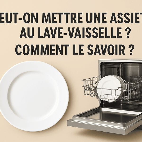 Peut-on mettre une assiette au lave-vaisselle ? Comment savoir ? - Deleurde