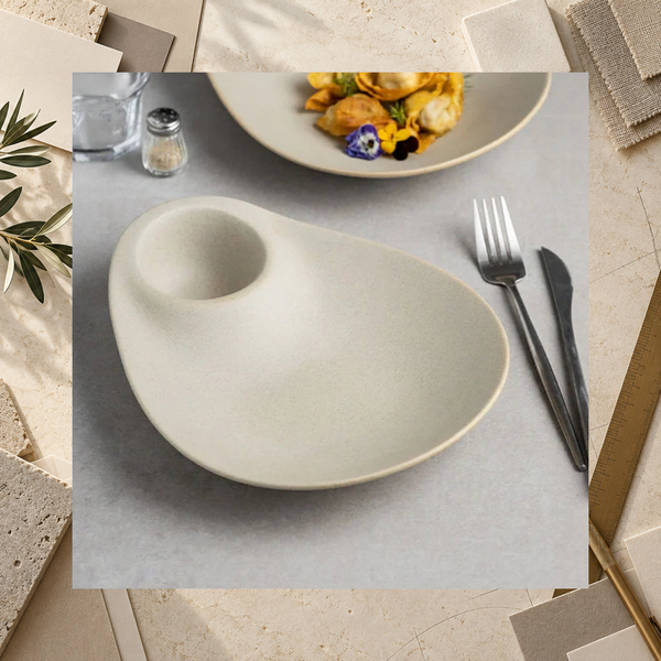 Assiette Écrin Maison Deleurde dans un contexte de personnalisation professionnelle