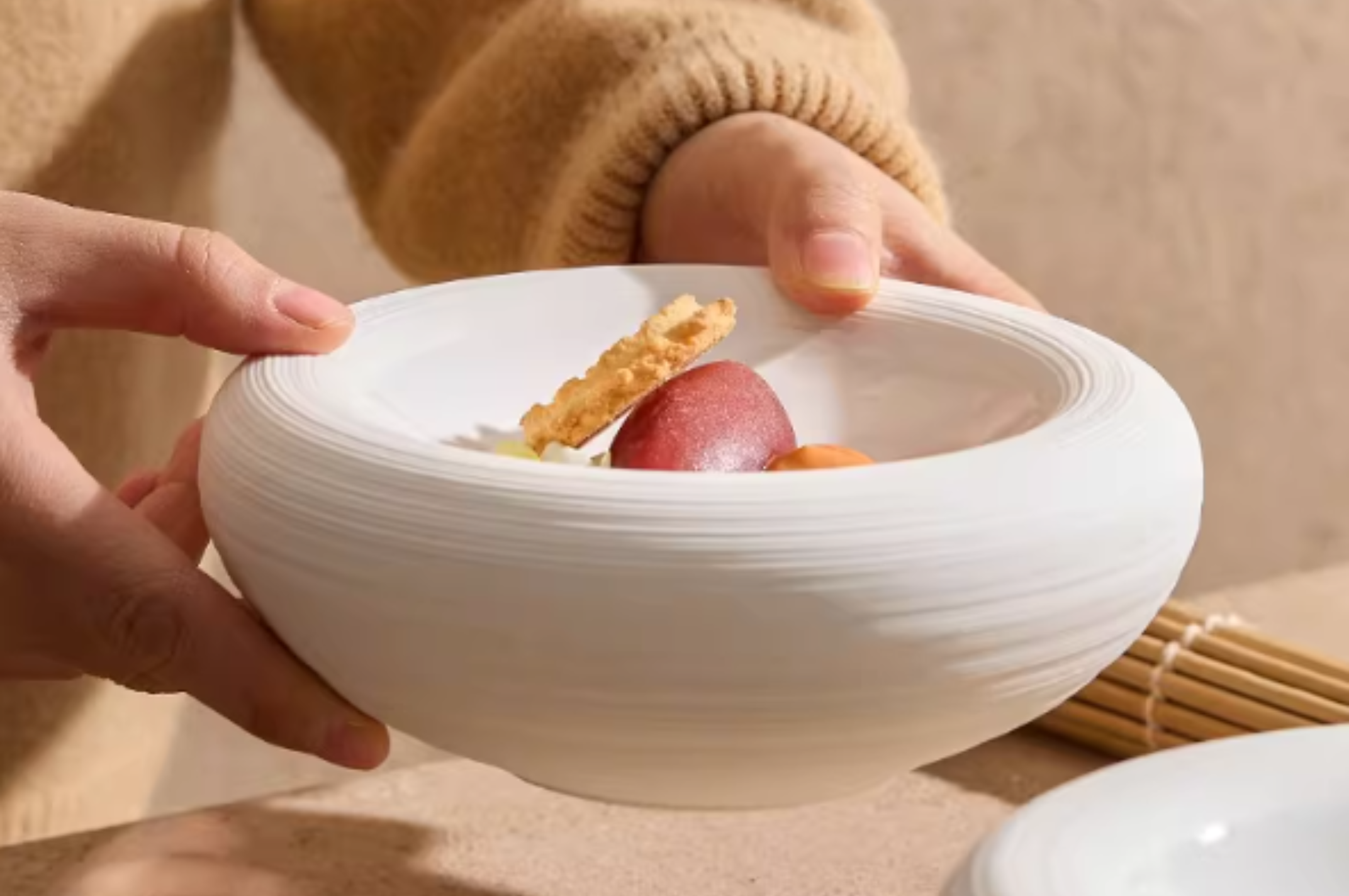 vaisselle de luxe haut de gamme pour restaurant étoilé