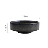 Dimensions et profil de Assiette Bol Céramique Socle Maison Deleurde