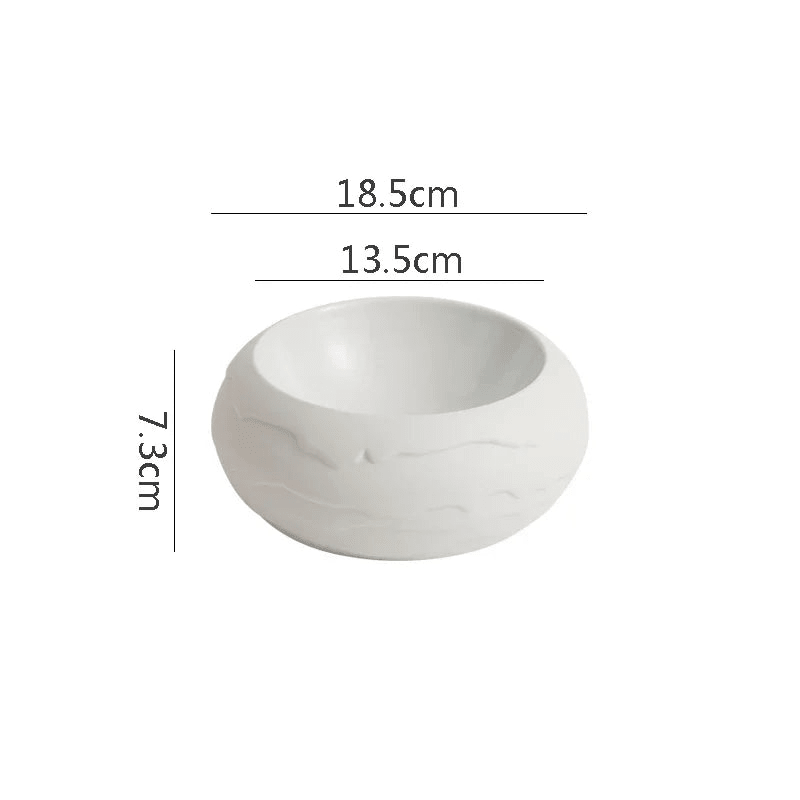 Dimensions et profil de Assiette Bol Céramique Tears Maison Deleurde