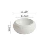 Dimensions et profil de Assiette Bol Céramique Tears Maison Deleurde