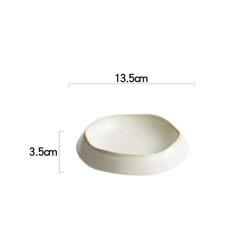 Dimensions et profil de Assiette Céramique Ronde Automne Maison Deleurde