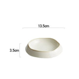 Dimensions et profil de Assiette Céramique Ronde Automne Maison Deleurde