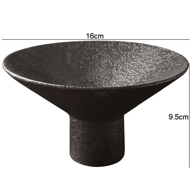 Dimensions et profil de Assiette Céramique Sur Pied Bell Maison Deleurde