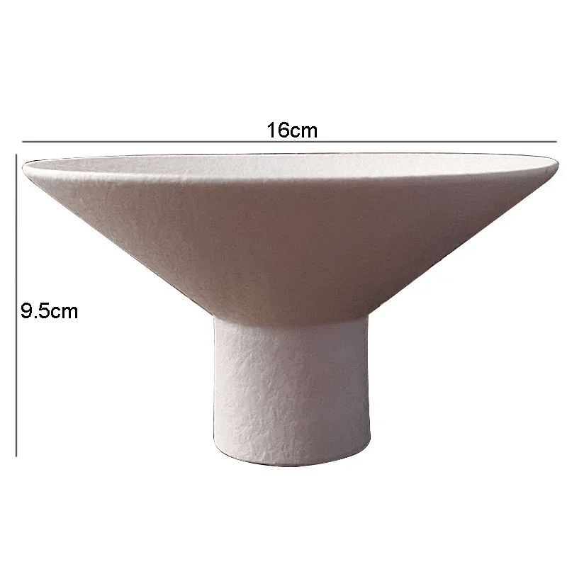 Dimensions et profil de Assiette Céramique Sur Pied Bell Maison Deleurde