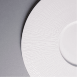 Dimensions et profil de Assiette Céramique Blanche Centro Maison Deleurde