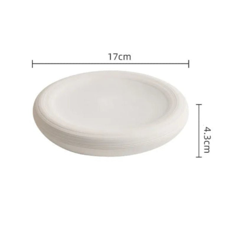 Dimensions et profil de Assiette Céramique Blanche Cirlis Maison Deleurde