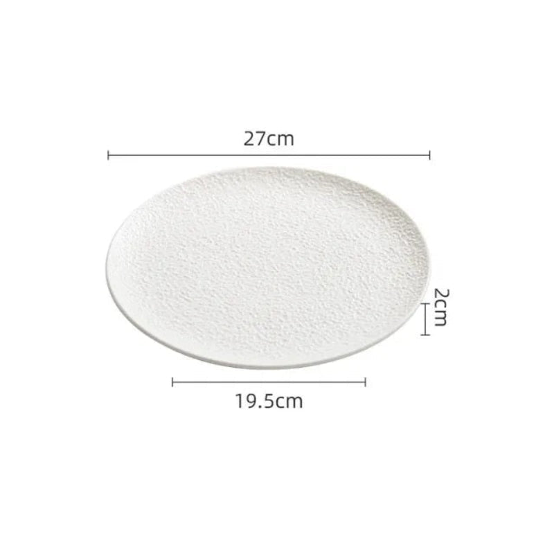 Dimensions et profil de Assiette Céramique Fine Crunch Maison Deleurde