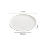 Dimensions et profil de Assiette Céramique Fine Crunch Maison Deleurde