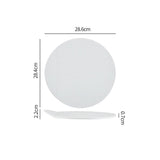 Dimensions et profil de l’assiette en céramique Strata Maison Deleurde