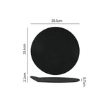 Dimensions et profil de l’assiette en céramique Strata Maison Deleurde