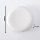 Dimensions et profil de Assiette Céramique Petite Blanche Elevate Maison Deleurde