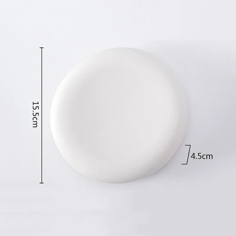 Dimensions et profil de Assiette Céramique Petite Blanche Elevate Maison Deleurde