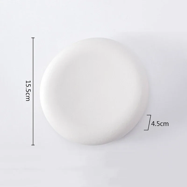 Dimensions et profil de Assiette Céramique Petite Blanche Elevate Maison Deleurde