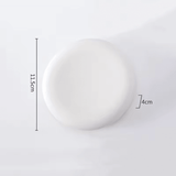 Dimensions et profil de Assiette Céramique Petite Blanche Elevate Maison Deleurde