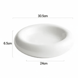 Dimensions et profil de Assiette Céramique Ronde Essence Maison Deleurde