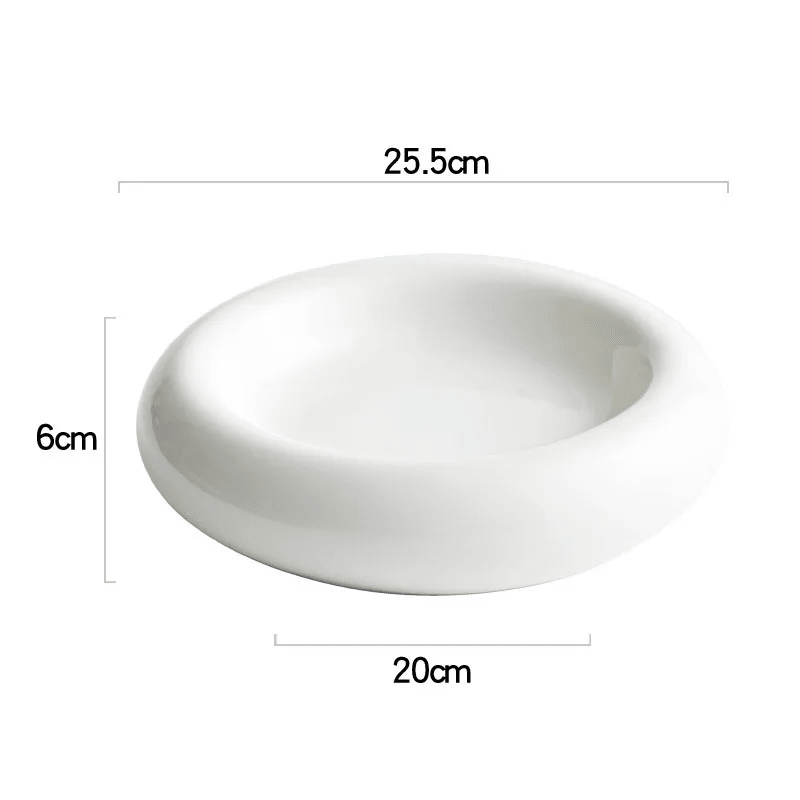 Dimensions et profil de Assiette Céramique Ronde Essence Maison Deleurde