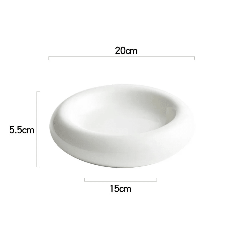 Dimensions et profil de Assiette Céramique Ronde Essence Maison Deleurde