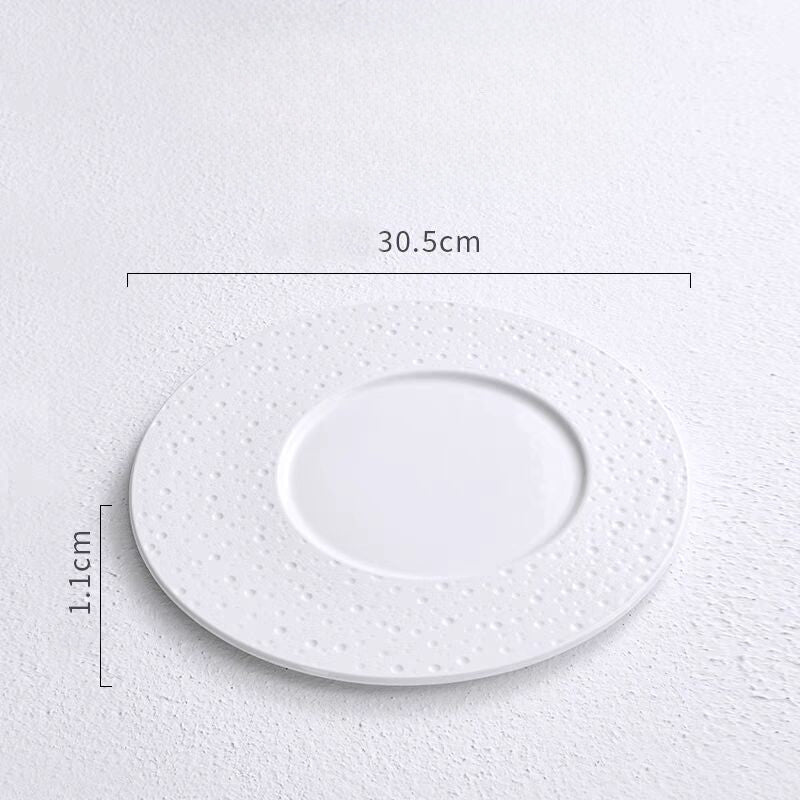 Dimensions et profil de Assiette Céramique Grande Moon Maison Deleurde