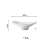 Dimensions et profil de Assiette Céramique Carré Quadria Maison Deleurde