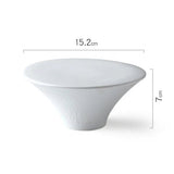 Dimensions et profil de Plat Céramique Rond Sur Elevé Skell Maison Deleurde