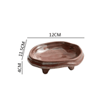 Dimensions et profil de Assiette Céramique Sur Pied Stone Maison Deleurde