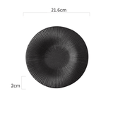 Dimensions et profil de Assiette Céramique Rayonnante Zenith Maison Deleurde