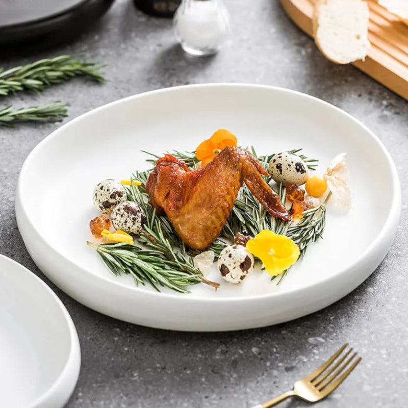 assiette design gastronomique moderne professionnel haut de gamme