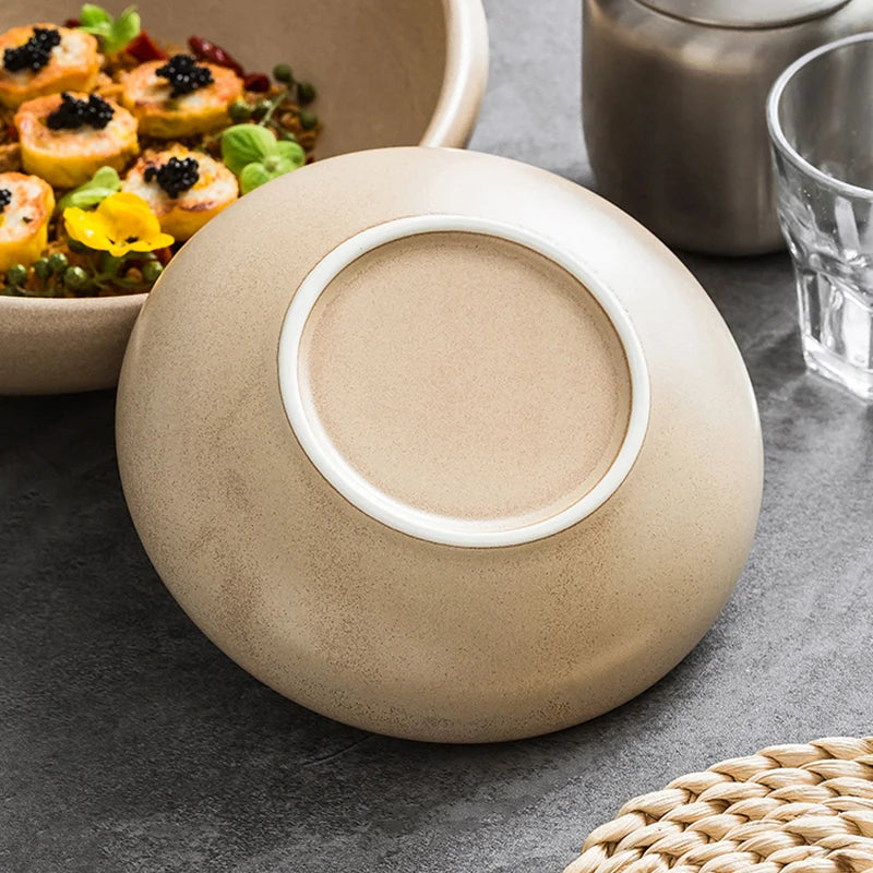 assiette design gastronomique haut de gamme professionnel vaisselle moderne