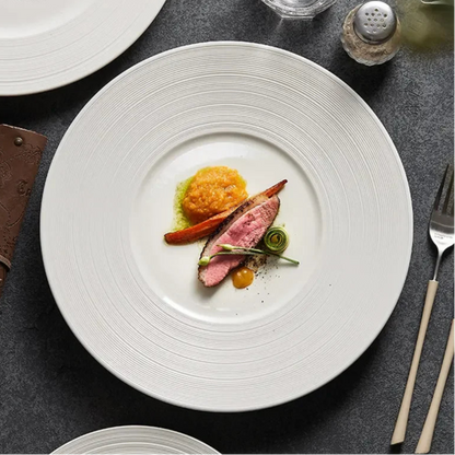 assiette design gastronomique moderne professionnel haut de gamme