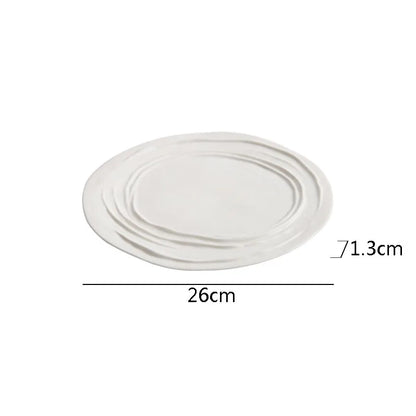assiette design gastronomique haut de gamme professionnel vaisselle moderne