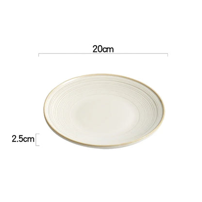 assiette design gastronomique haut de gamme professionnel vaisselle moderne