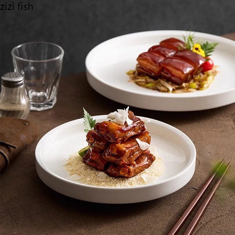 assiette design gastronomique moderne professionnel haut de gamme