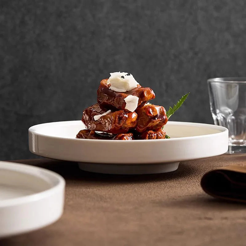 assiette design gastronomique moderne professionnel haut de gamme