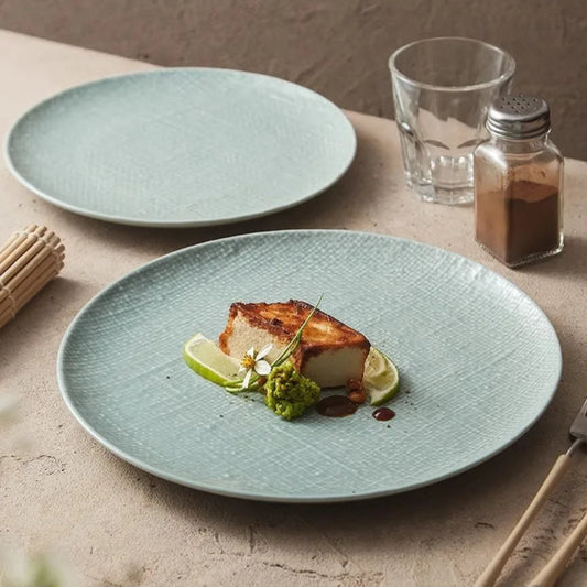 assiette gastronomique moderne design toile