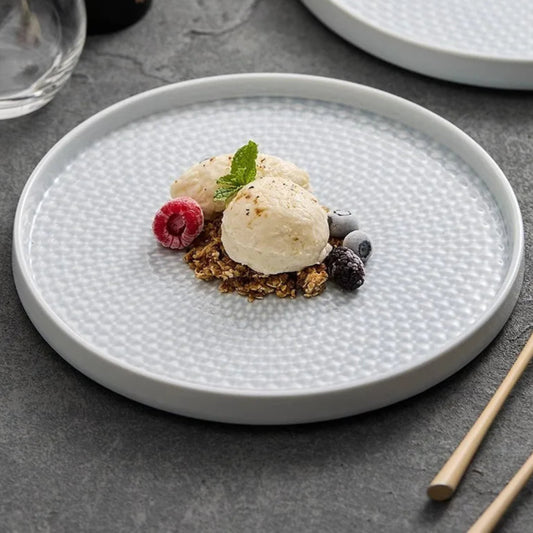 assiette design rosace presentation