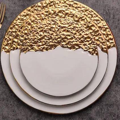 Ceramic Plate | Goldy