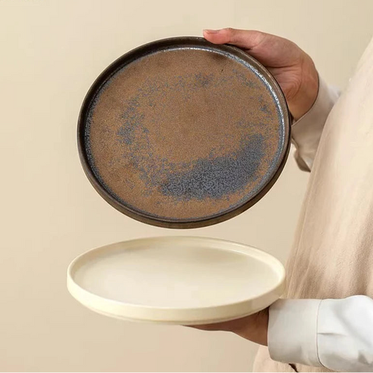 assiette design gastronomique haut de gamme professionnel vaisselle moderne