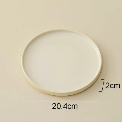 assiette design gastronomique haut de gamme professionnel vaisselle moderne