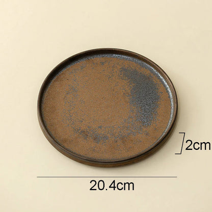 assiette design gastronomique haut de gamme professionnel vaisselle moderne