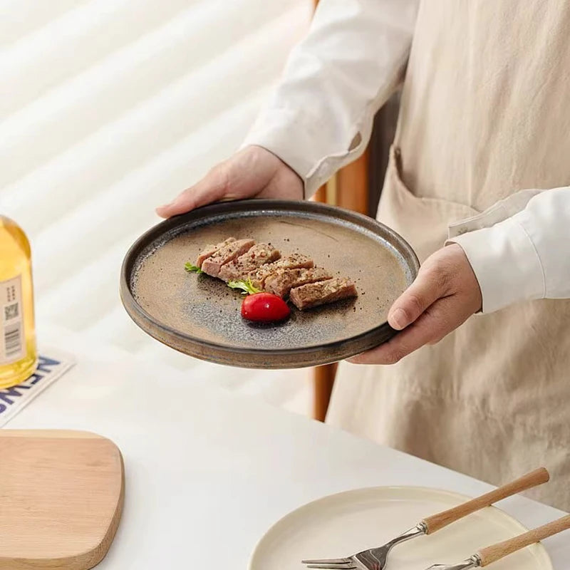 assiette design gastronomique haut de gamme professionnel vaisselle moderne