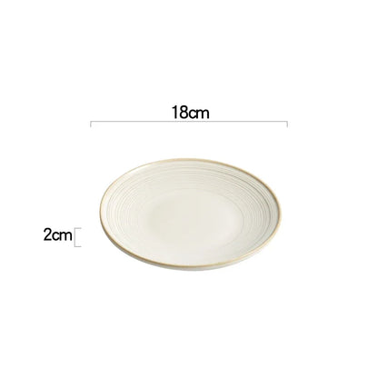 assiette design gastronomique haut de gamme professionnel vaisselle moderne